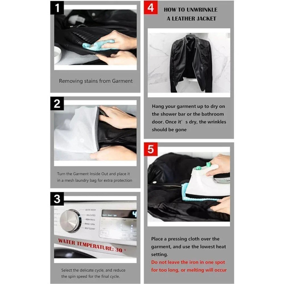 Risissida Women Mid Length Faux Leather Trench Coat Winter Belted Long Jacket - Picture 5 of 8